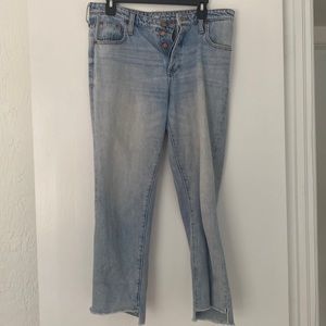 Light wash jeans